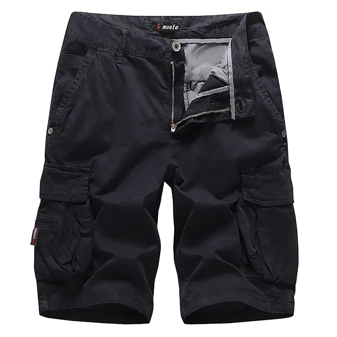L'MONTE Imported Men's Relaxed Fit Outdoor Multi-Pocket Cotton short My Store