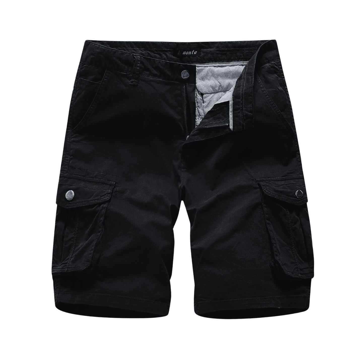 L'MONTE Men's Imported Cotton Black Casual Shorts My Store