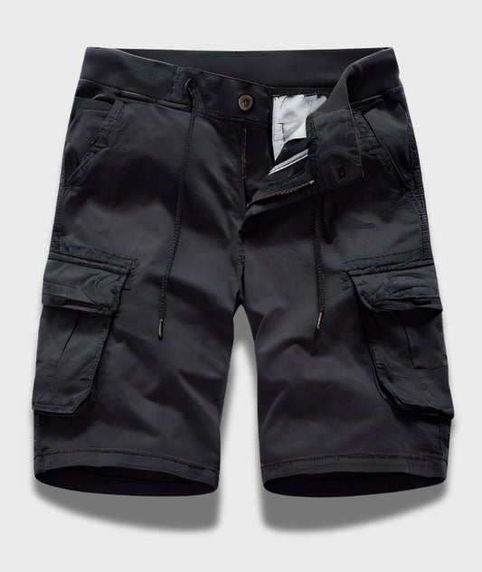 L'MONTE Men's Imported Black Cotton Cargo Shorts My Store
