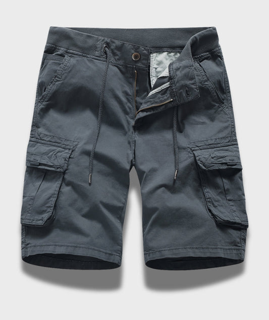 L'MONTE Men's Imported Grey Cotton Cargo Shorts My Store