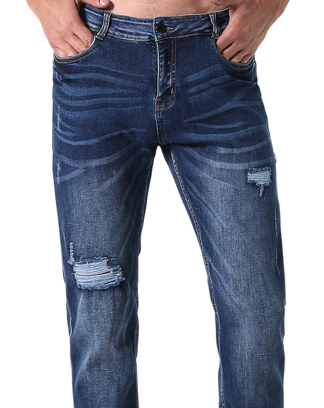 L'MONTE Imported Denim Jeans Pant for Men Blue Stretchable Jeans My Store