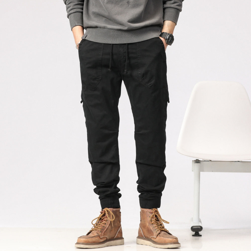 L'MONTE Imported Expandable Elastic Waist Slim Fit Joggers (JGLM7601) My Store