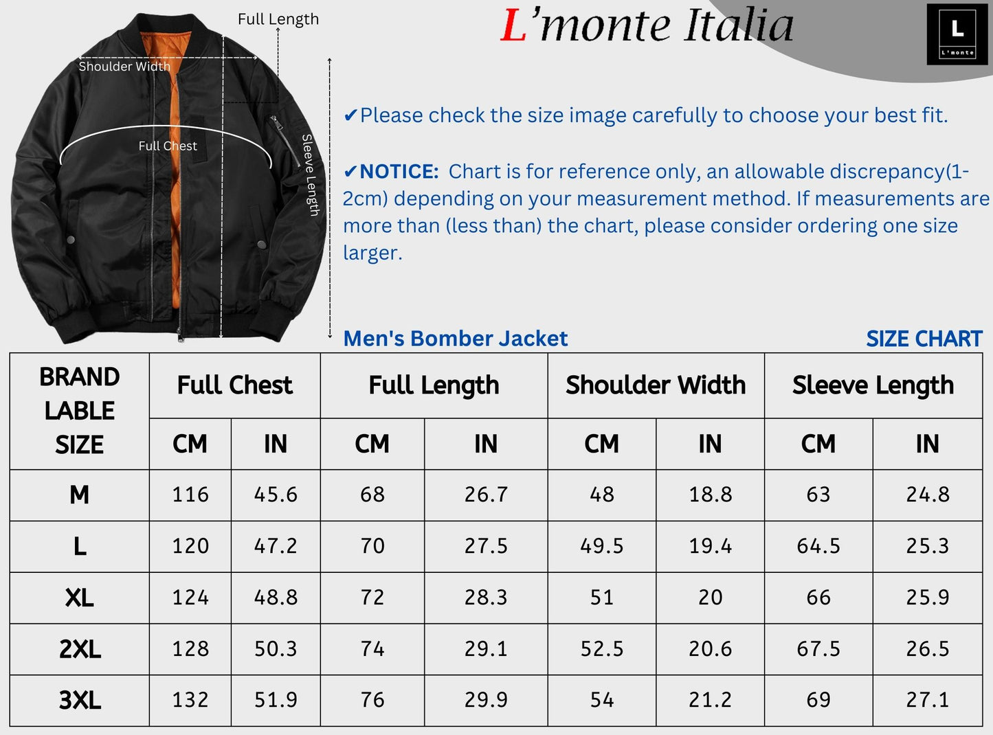 L'MONTE Men's Black Polyester Bomber Fall Jacket My Store