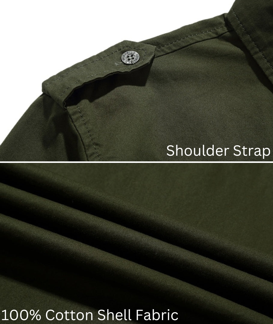 L'MONTE Men's Full Sleeves Cargo Shirts for Men(SHILMF8521) My Store