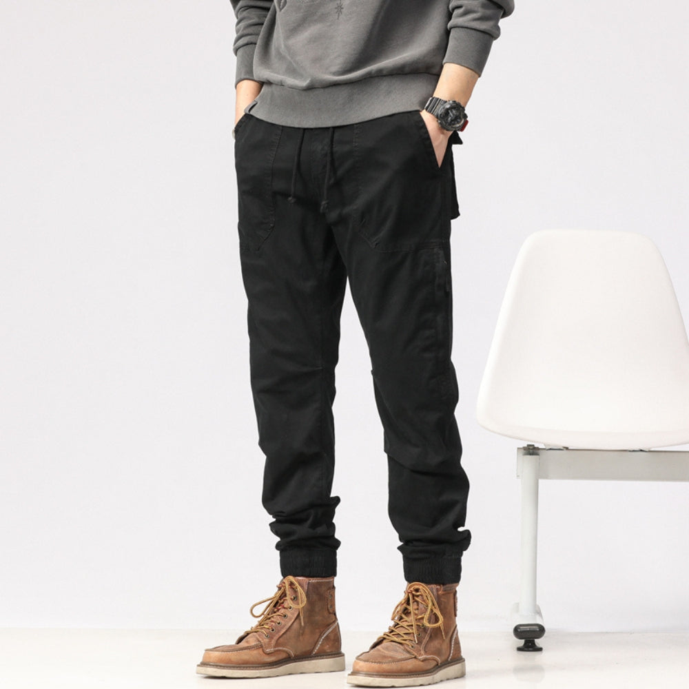 L'MONTE Imported Expandable Elastic Waist Slim Fit Joggers (JGLM7601) My Store