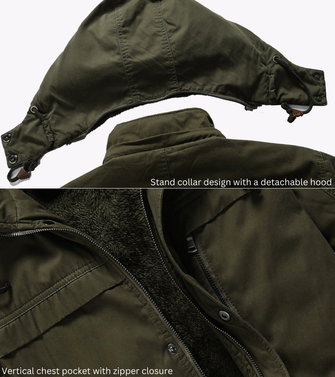 L'MONTE Men's Black Heavy-Duty Winter Jacket My Store