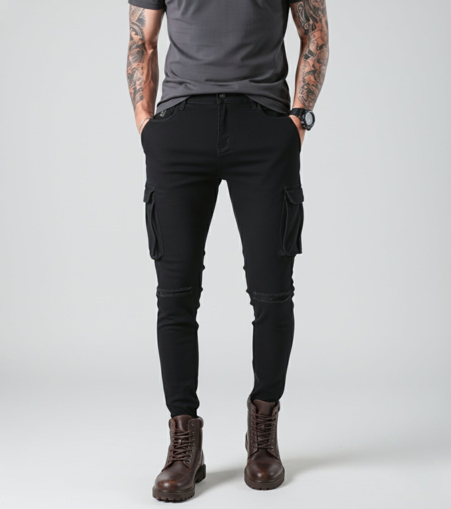 L'MONTE Men's Skinny Fit Stretchy Joggers My Store