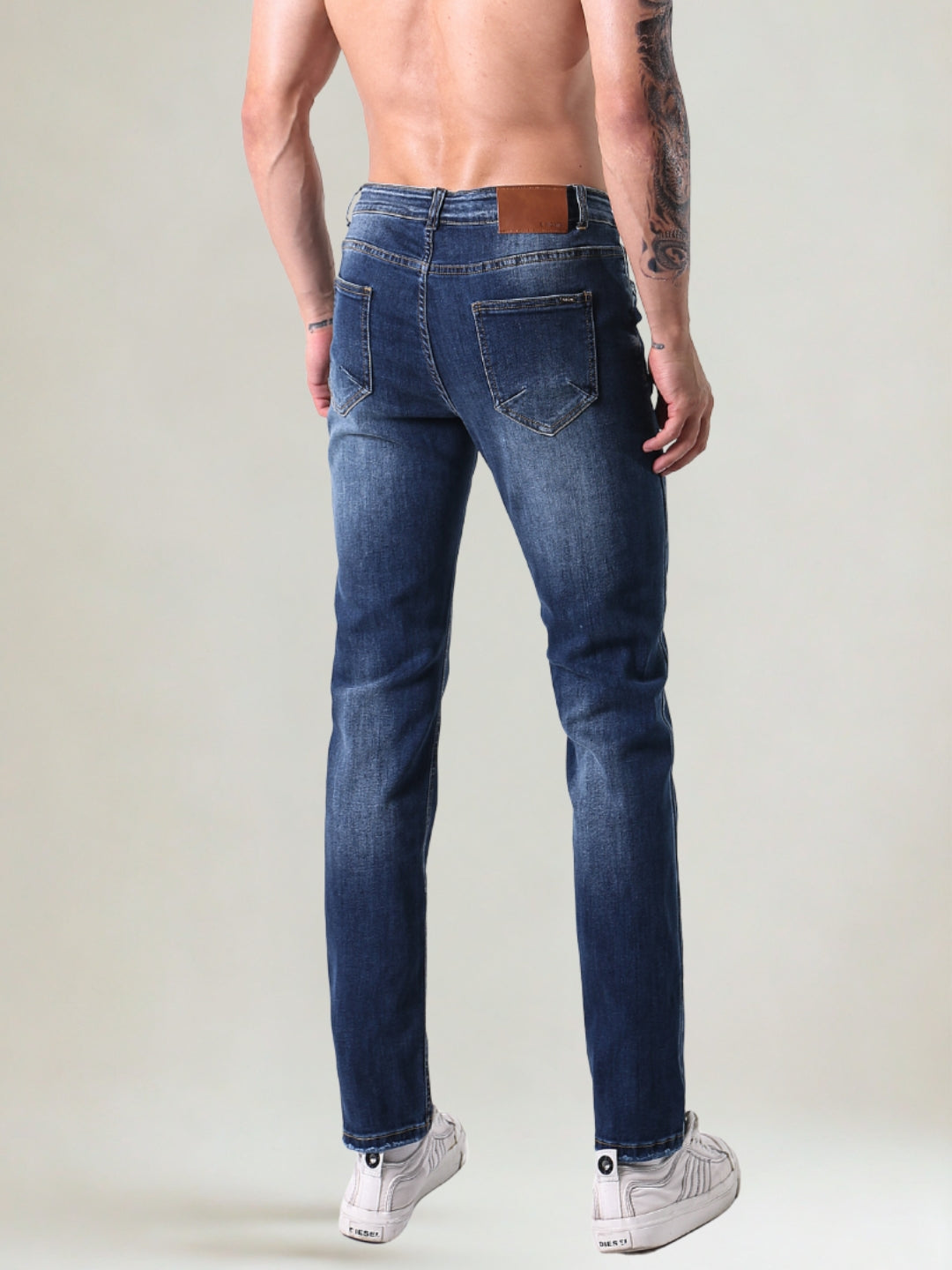 L'MONTE Imported Denim Jeans Pant for Men Blue Stretchable Jeans My Store