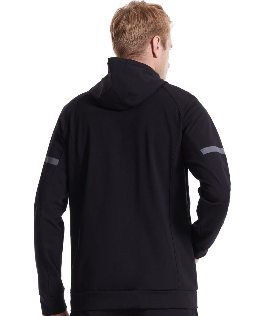 L'MONTE Men's Full Zip 2 Piece Black Hoodie Tracksuits My Store