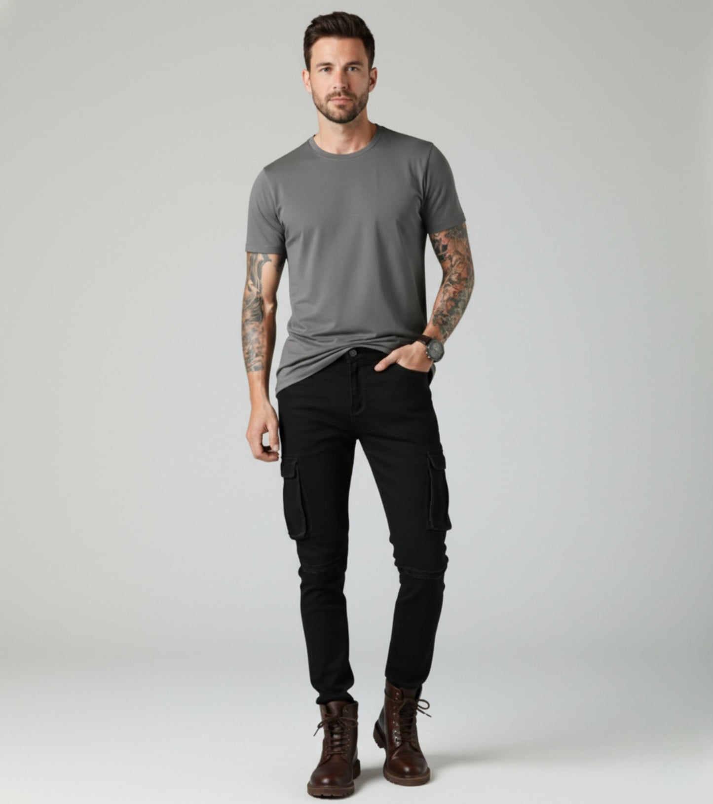 L'MONTE Men's Skinny Fit Stretchy Joggers My Store