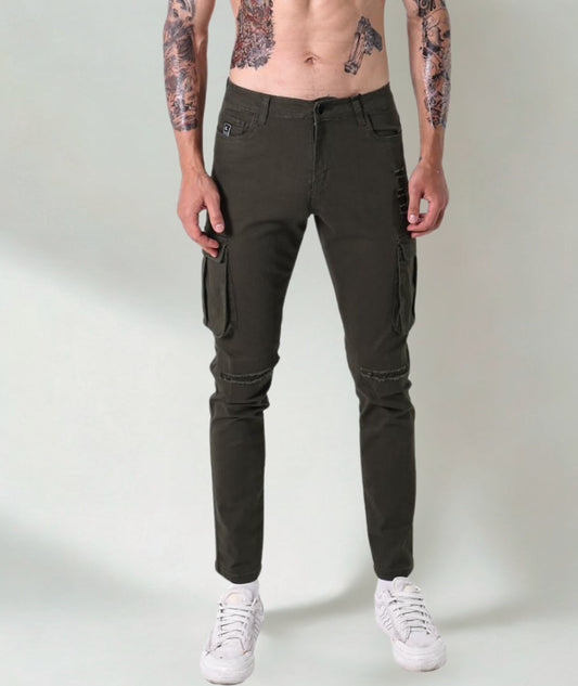 L'MONTE Imported Multi Pockets Cotton Cargo Joggers My Store