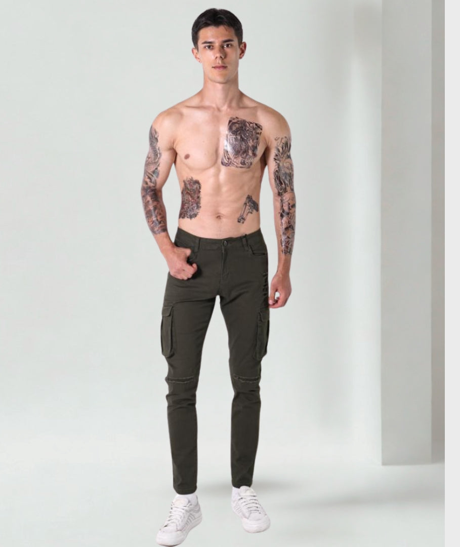 L'MONTE Imported Multi Pockets Cotton Cargo Joggers My Store