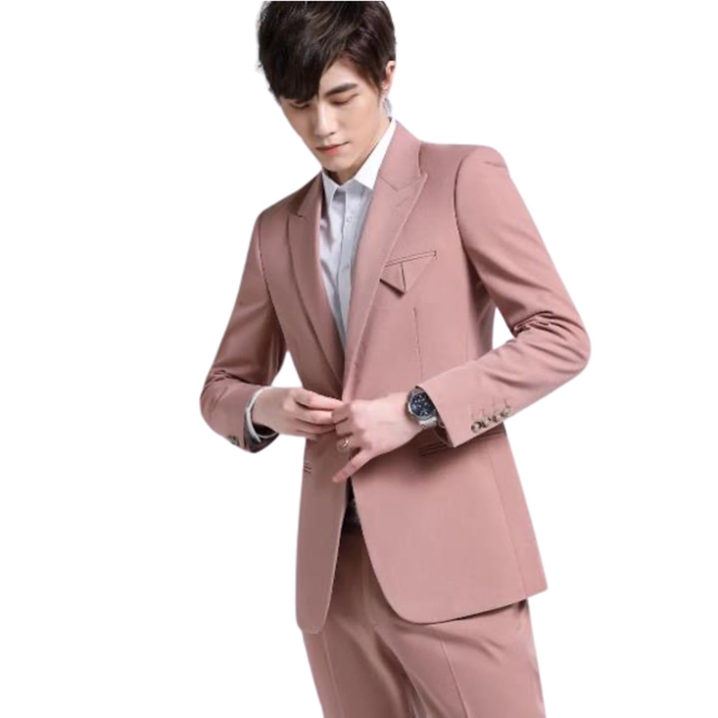 L'MONTE Men's 2-Piece Casual Slim Fit Suit My Store