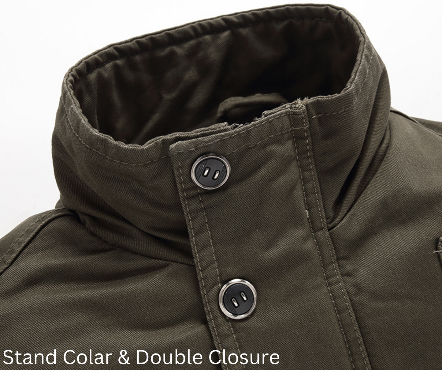 L'MONTE Men's Black Fleece-Lined Bomber Jacket My Store