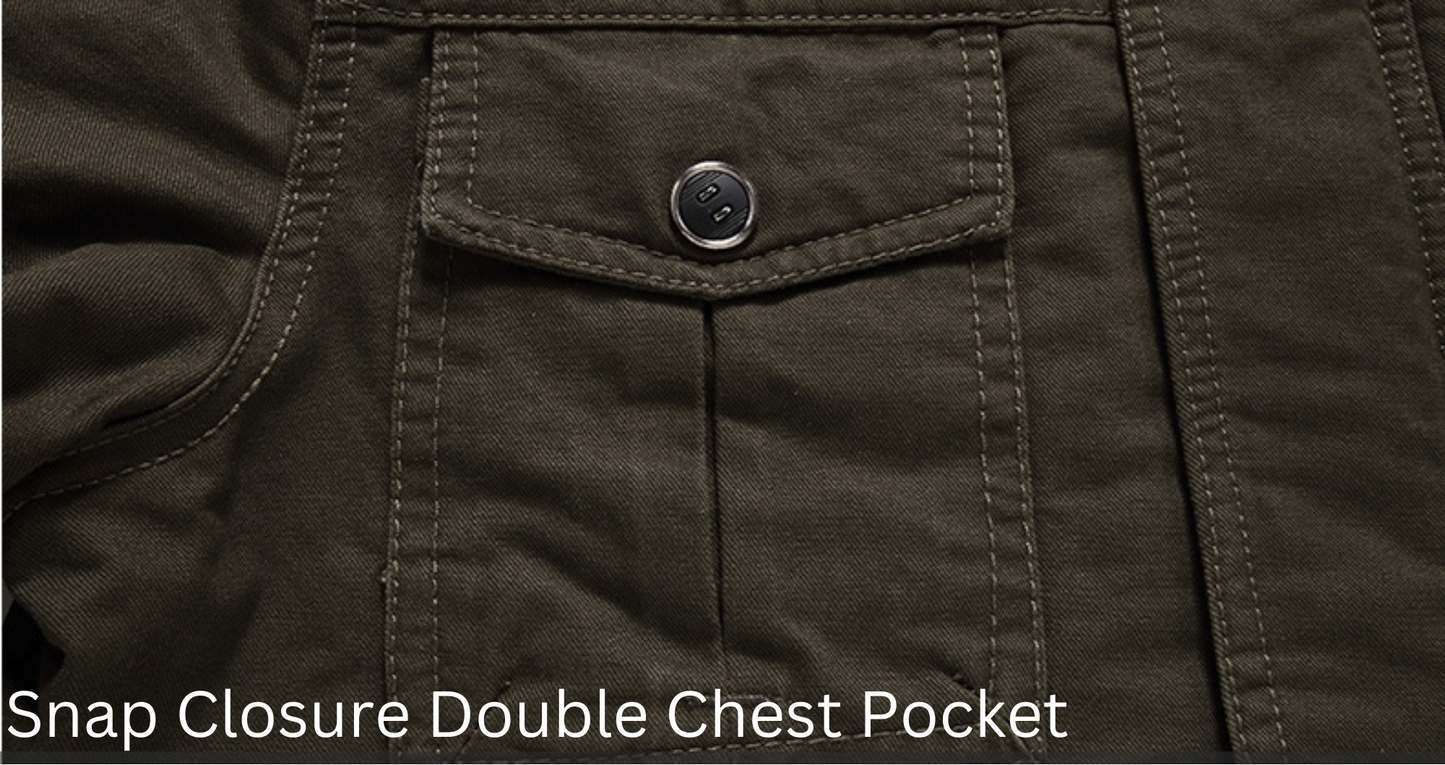 L'MONTE Men's Black Fleece-Lined Bomber Jacket My Store