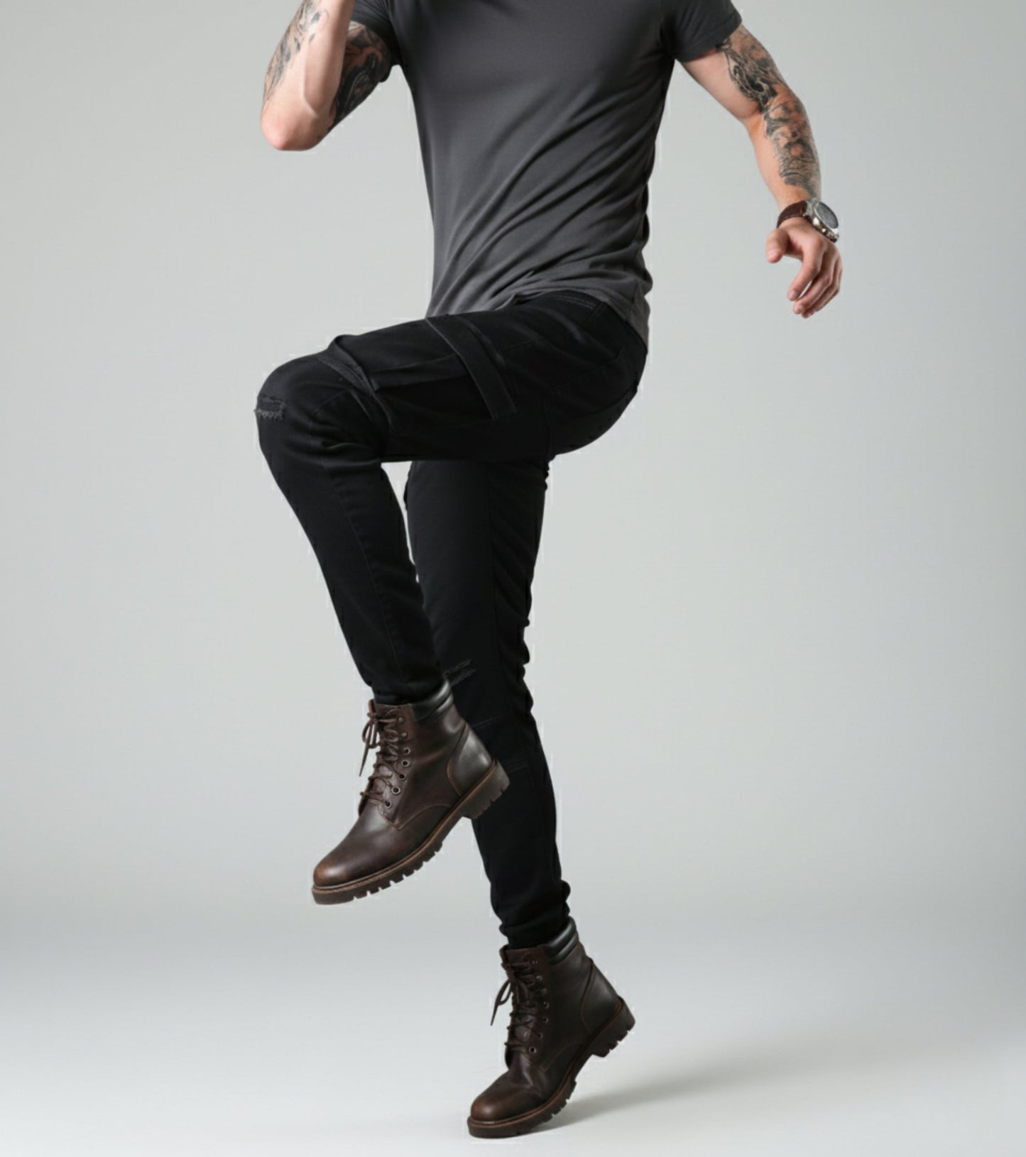 L'MONTE Men's Skinny Fit Stretchy Joggers My Store