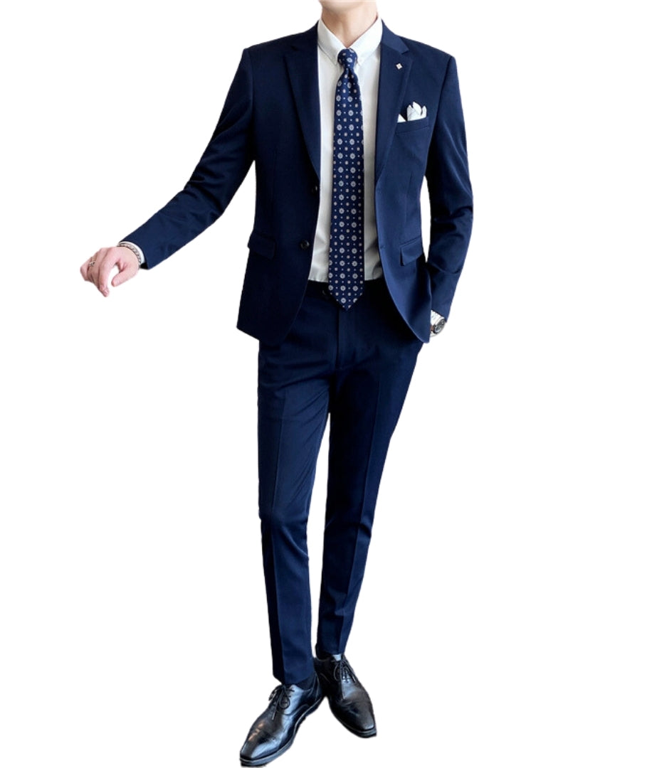 L'MONTE Imported 2 Piece Suit Blazer for Men Formal Slim Fit Two Button Closure Coat(BLPLM96002) My Store