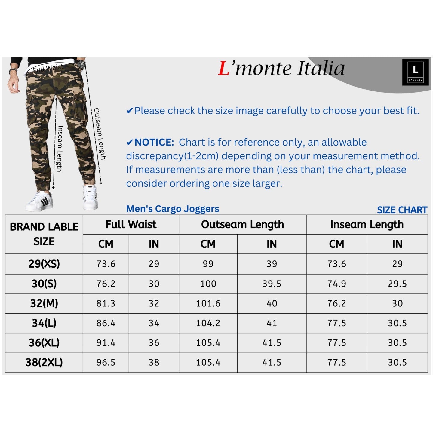 L'monte Men's CMFLG Joggers My Store