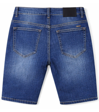 L'MONTE Imported Men's Super Skinny Premium Distressed Stretch Denim Shorts My Store