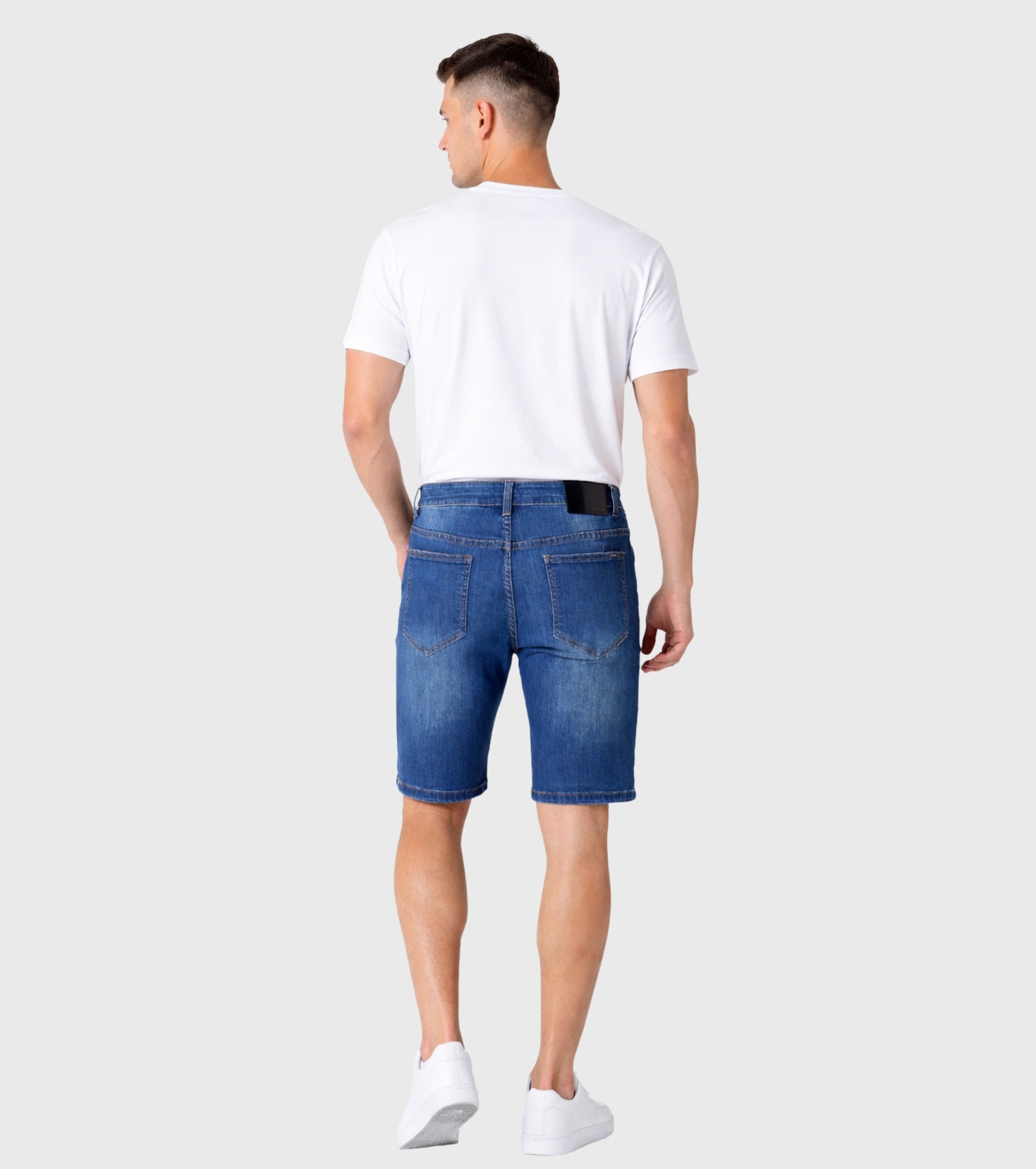 L'MONTE Men's Premium Skinny Fit Stretchable Denim Shorts My Store