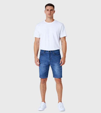 L'MONTE Men's Premium Skinny Fit Stretchable Denim Shorts My Store