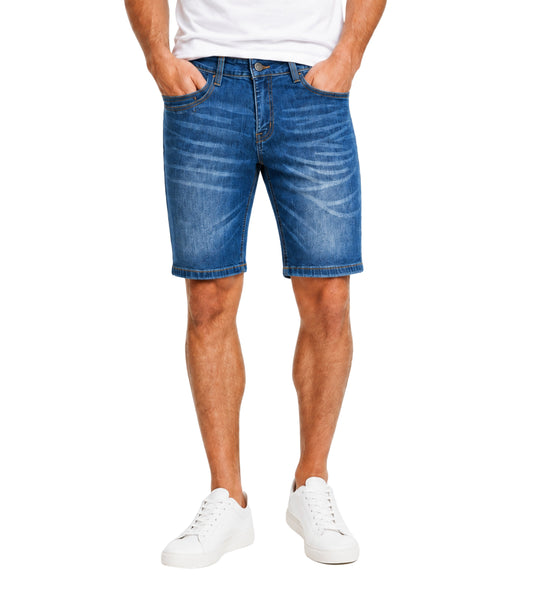 Men Imported Skinny Fit Stretchable Denim Shorts – Casual Summer Wear My Store