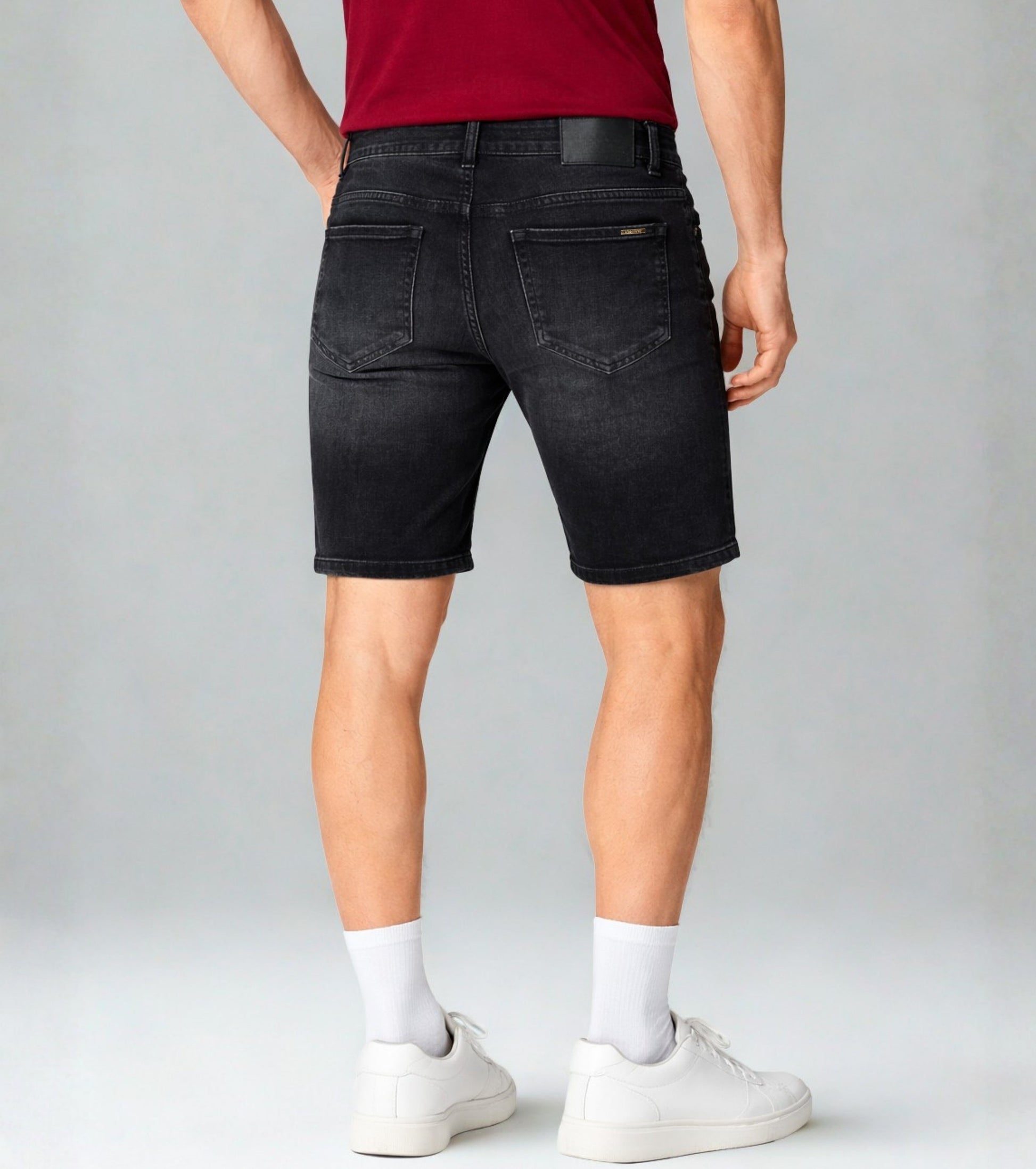 Men Imported Skinny Fit Stretchable Denim Shorts – Casual Summer Wear My Store