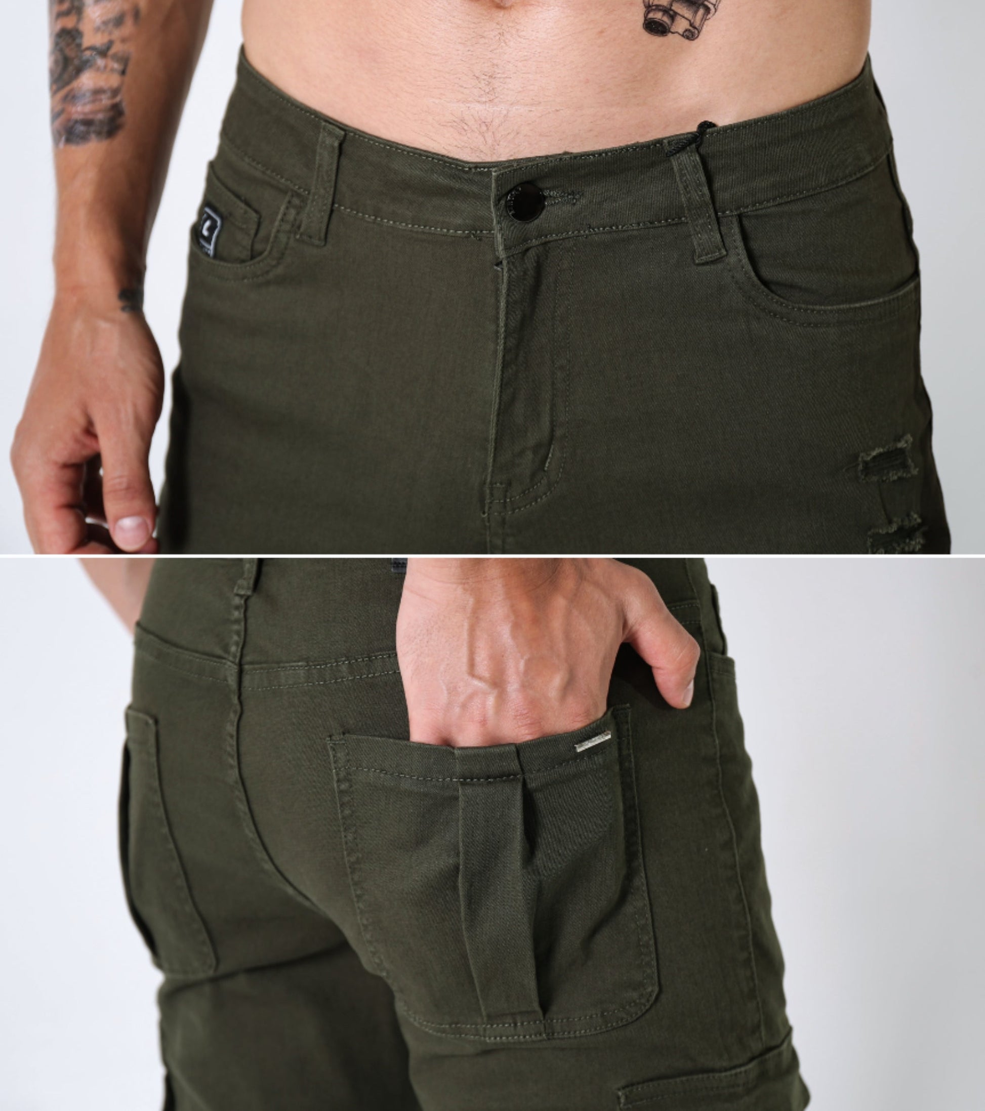 L'MONTE Imported Multi Pockets Cotton Cargo Joggers My Store