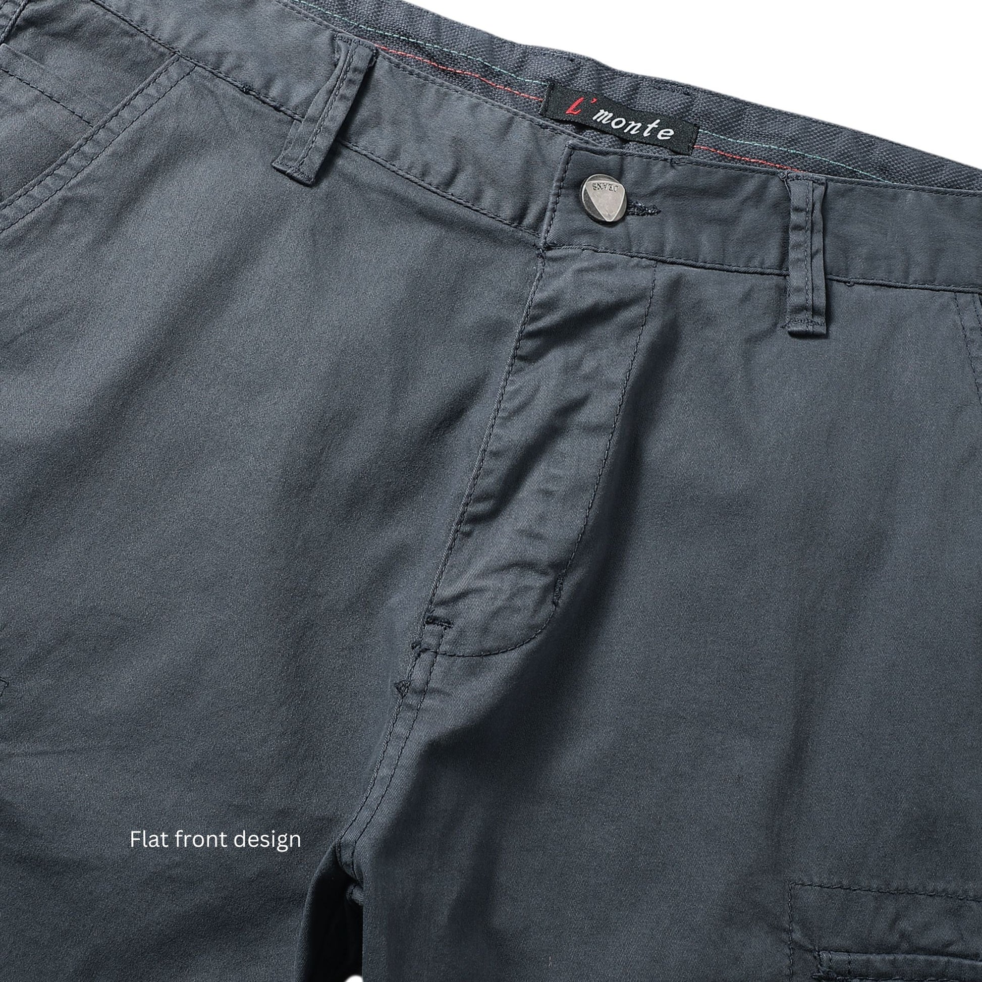 L'MONTE Men's Imported Cotton Grey Casual Shorts My Store