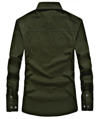 L'MONTE Men's Full Sleeves Cargo Shirts for Men(SHILMF8521) My Store