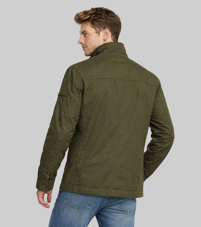 L'MONTE Men's Cotton Army Green  Fall Jacket For Mild Winter My Store