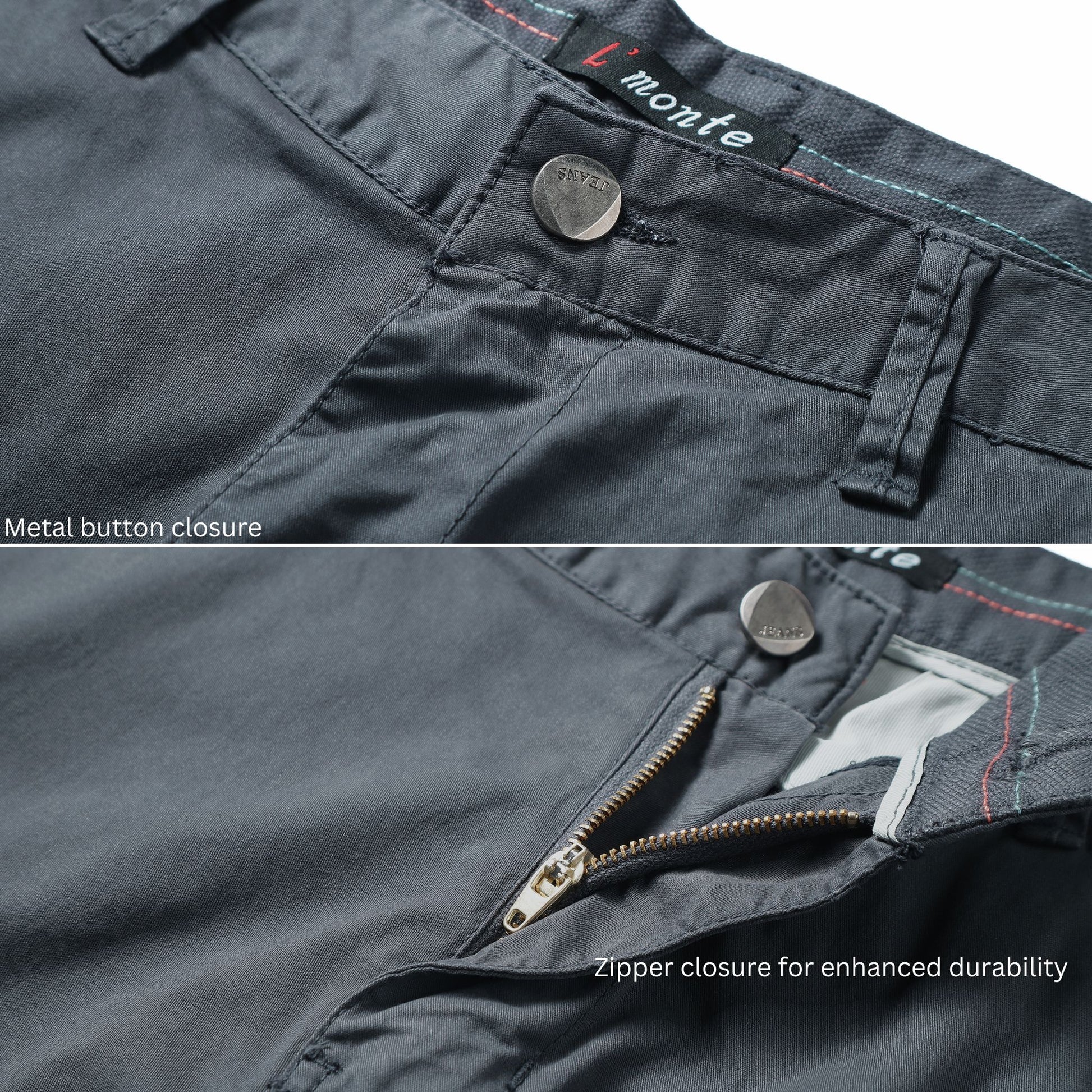 L'MONTE Men's Imported Cotton Grey Casual Shorts My Store