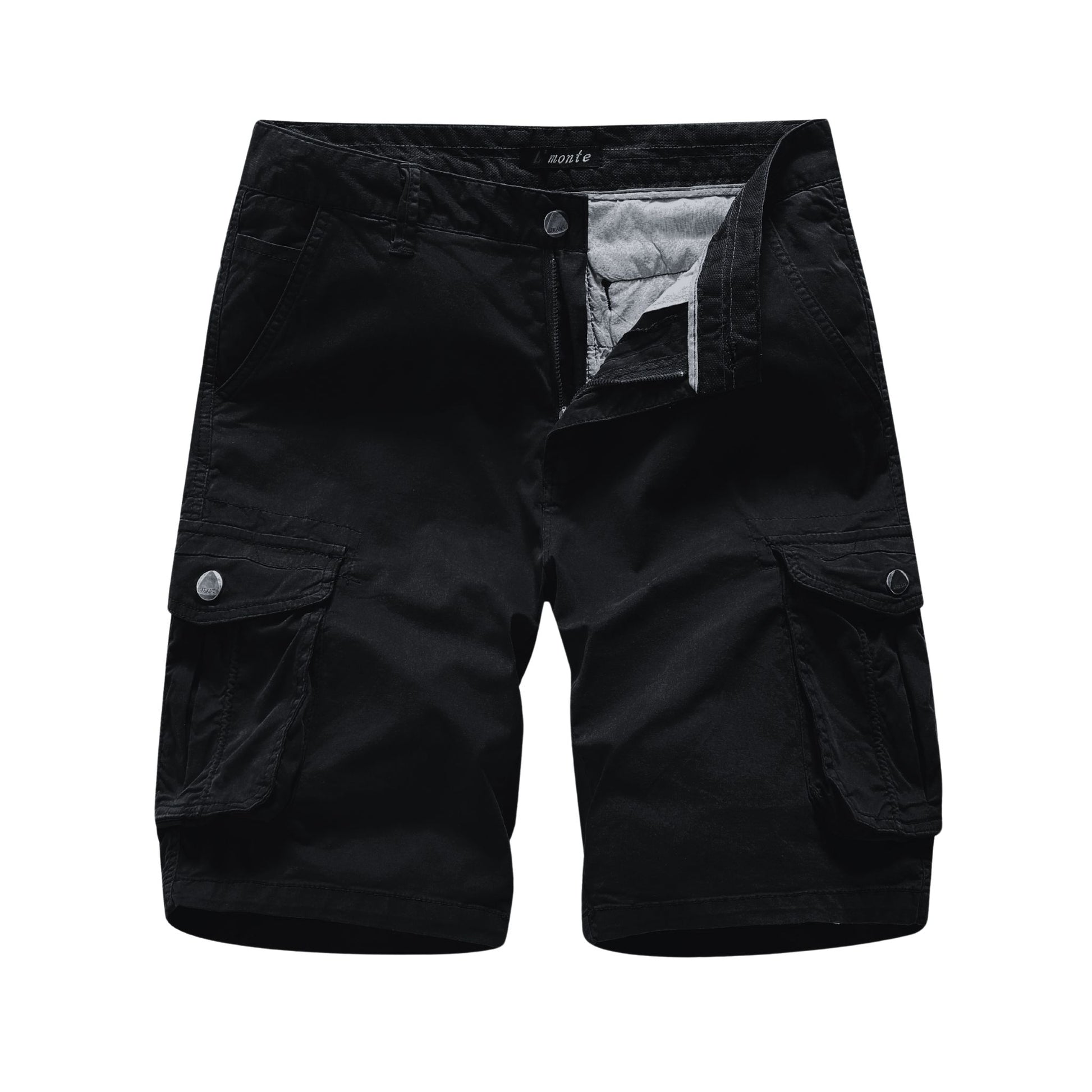 L'MONTE Men's Imported Cotton Black Casual Shorts My Store