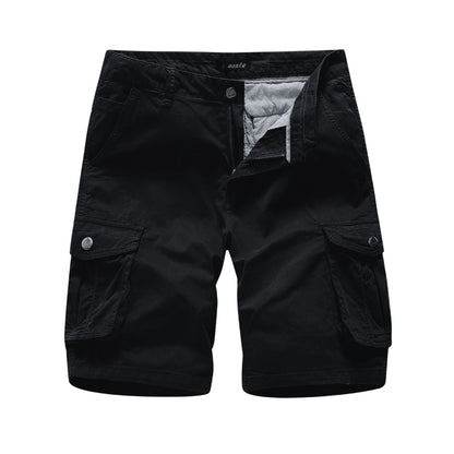 L'MONTE Men's Imported Cotton Black Casual Shorts My Store