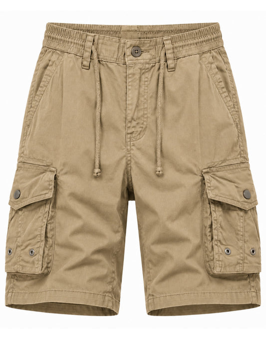 L'MONTE  Imported  Men's Multi Khaki Pocket Cargo Shorts | Casual Utility Shorts for Men My Store