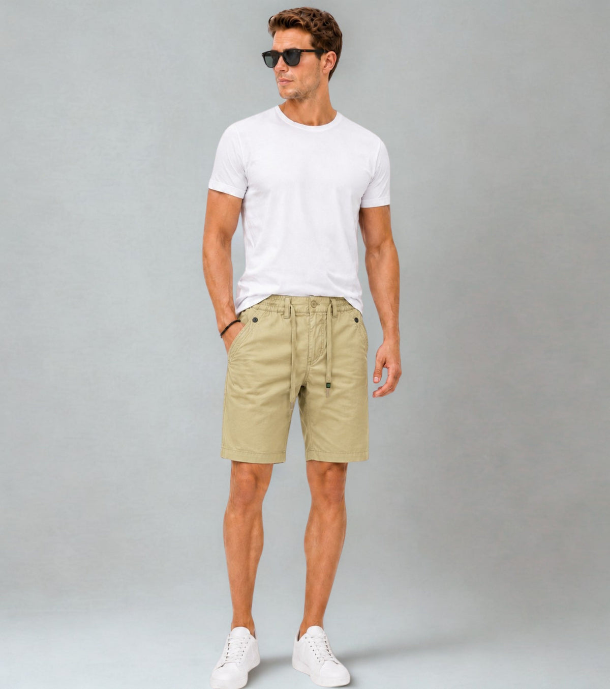L'MONTE Imported Men's Casual  Khaki Chino Shorts My Store
