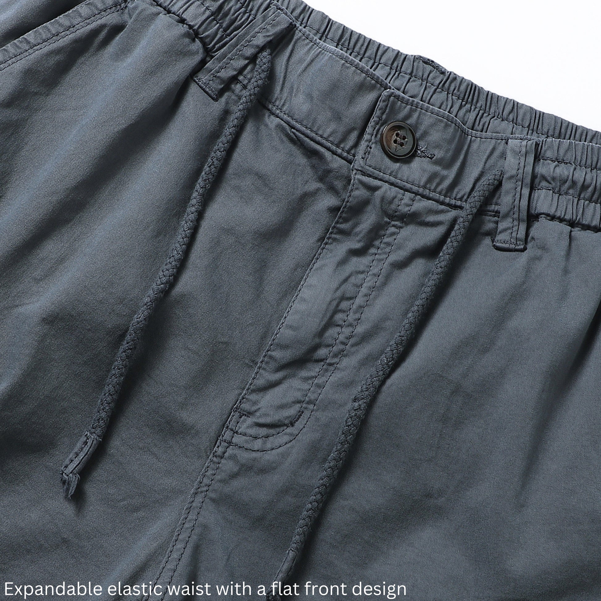 L'MONTE Imported Men's  Grey Cotton Cargo Shorts My Store