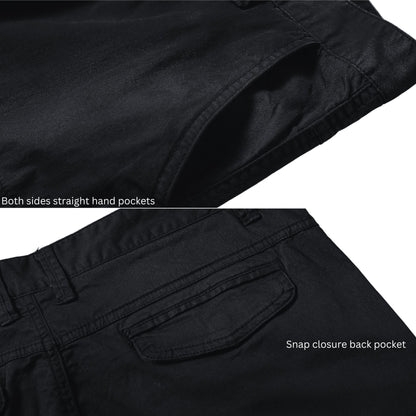 L'MONTE Men's Imported Cotton Black Casual Shorts My Store