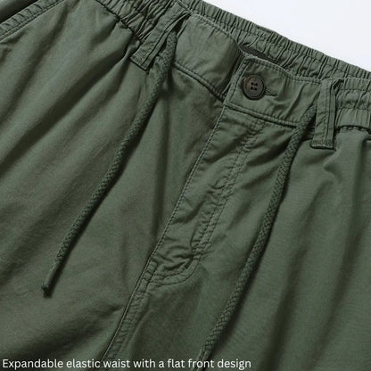 L'MONTE Imported Men's  Green Cotton Cargo Shorts My Store