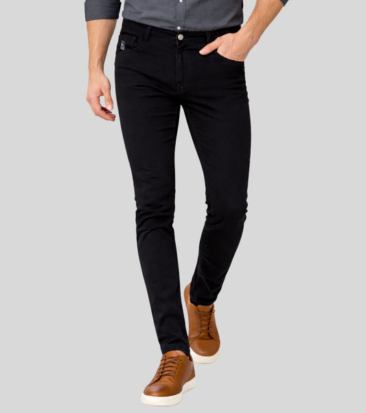 L'MONTE Imported Men's Black Stretchable Denim Jeans Pant Skinny Fit Stylish | Machine Wash My Store