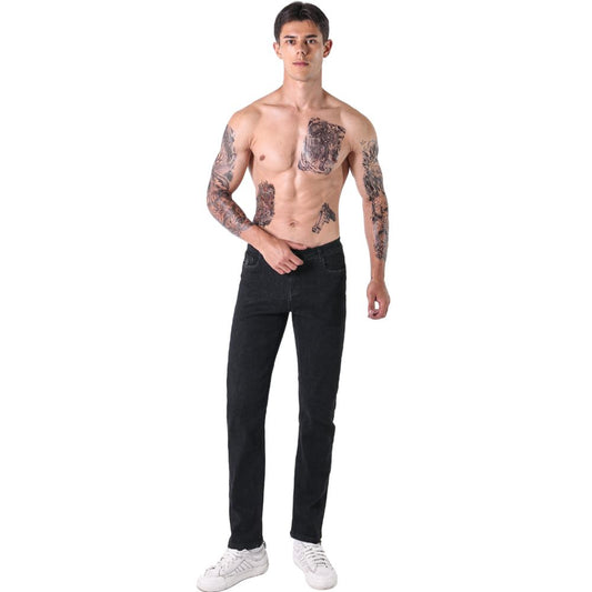 L'MONTE Imported Men's Denim Black Skinny Fit Stretchable Jeans My Store