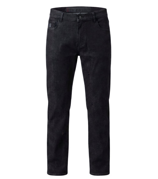 L'MONTE Imported Carbon Black Stretchable Denim Slim Fit Jeans Pant for Men | Machine Wash My Store