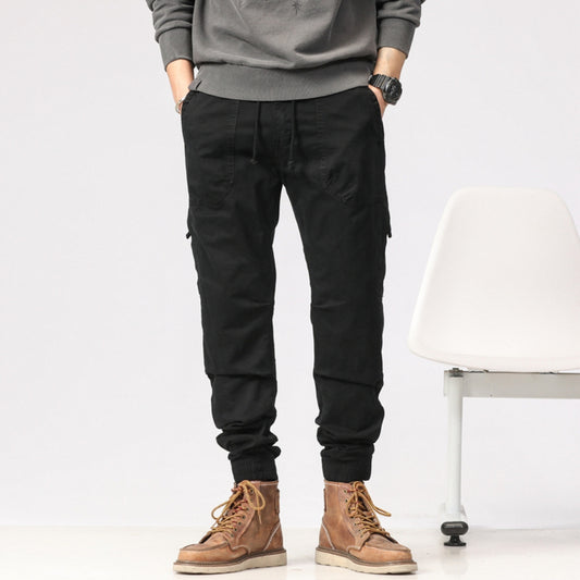 L'MONTE Imported Expandable Elastic Waist Slim Fit Joggers (JGLM7601) My Store