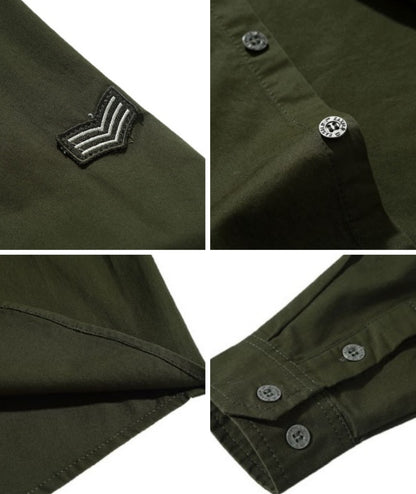 L'MONTE Men's Full Sleeves Cargo Shirts for Men(SHILMF8521) My Store