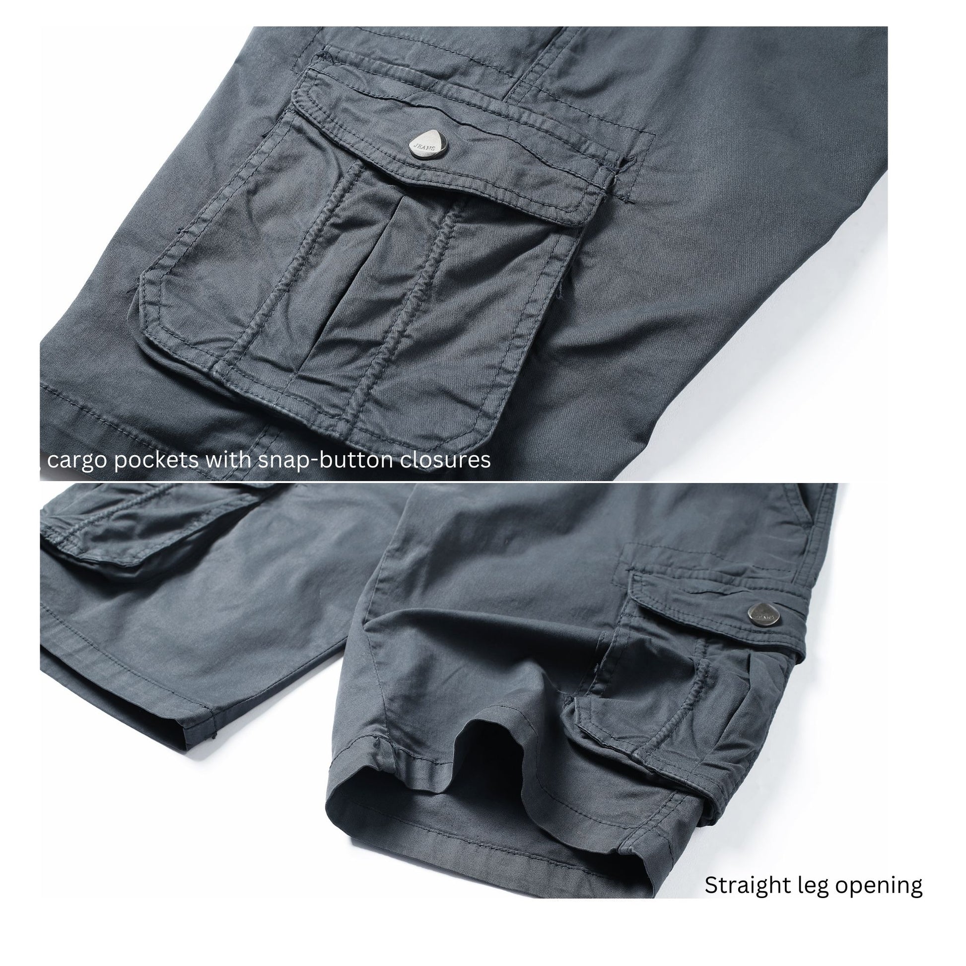 L'MONTE Men's Imported Cotton Grey Casual Shorts My Store