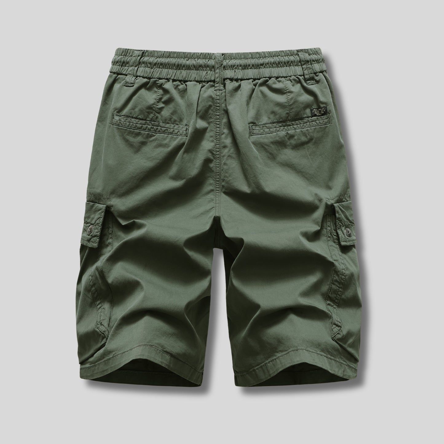 L'MONTE Imported Men's  Green Cotton Cargo Shorts My Store