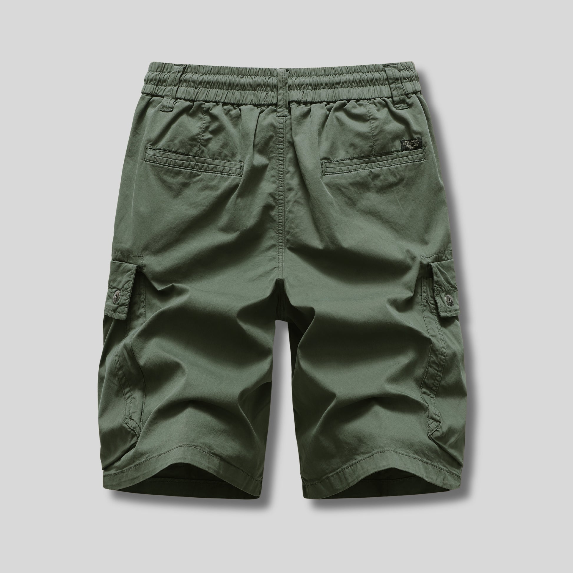 L'MONTE Imported Men's  Green Cotton Cargo Shorts My Store