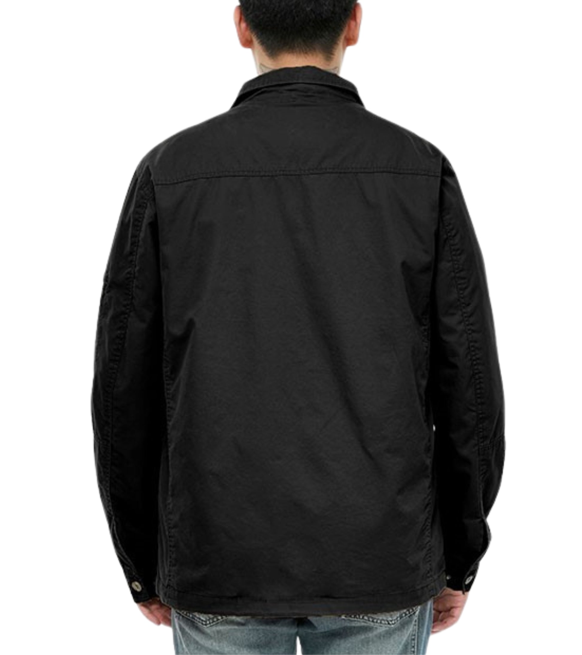 L'MONTE Men's Cotton Black Jacket For Mild Winter My Store
