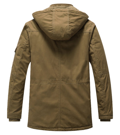 L'MONTE Men's Khaki Heavy-Duty Winter Jacket My Store