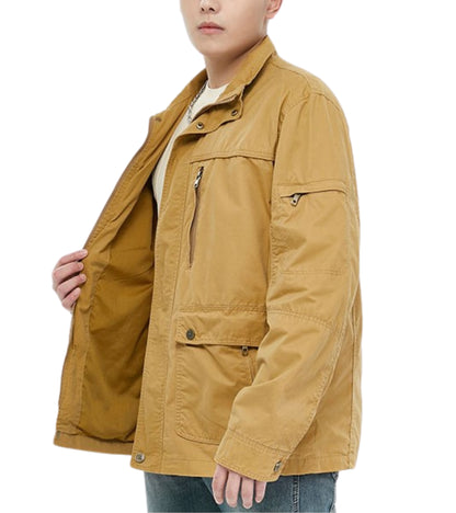 L'MONTE Men's Cotton Yellow Jacket For Mild Winter My Store